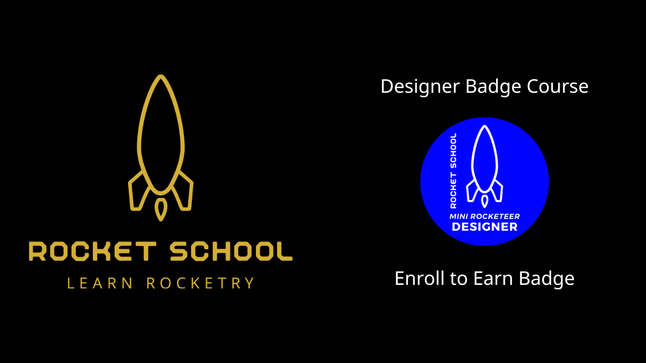 Mini Rocketeers – Designer Badge